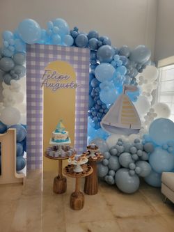 DECORACION PARA FIESTA MARINERA INCLUYE SOLO LAS PIEZAS DE FOAM