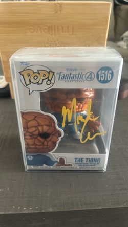 Funko Pop The Thing #1516 Signed Fantastic Four