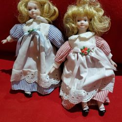 Vintage Porcelin Doll Collection