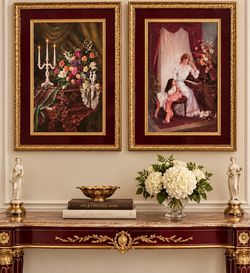Elegant Pair of Traditional European Style Artworks🌷$150 a Pair