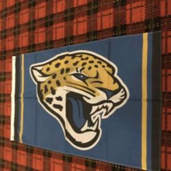 Brand new Jacksonville Jaguars banner flag