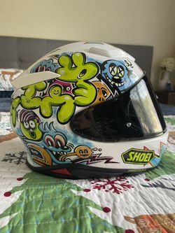 Shoe R1400 Mural With Dark and Clear Visor Medium