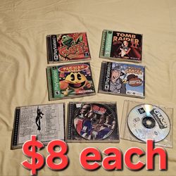 Playstation 1 ps1 games $8 each