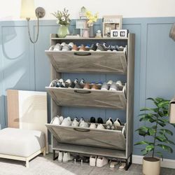 ❤️‍🔥 #B VEANERWOOD Shoe Storage Cabinet