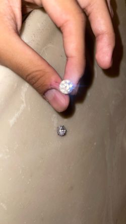 White Gold Earrings