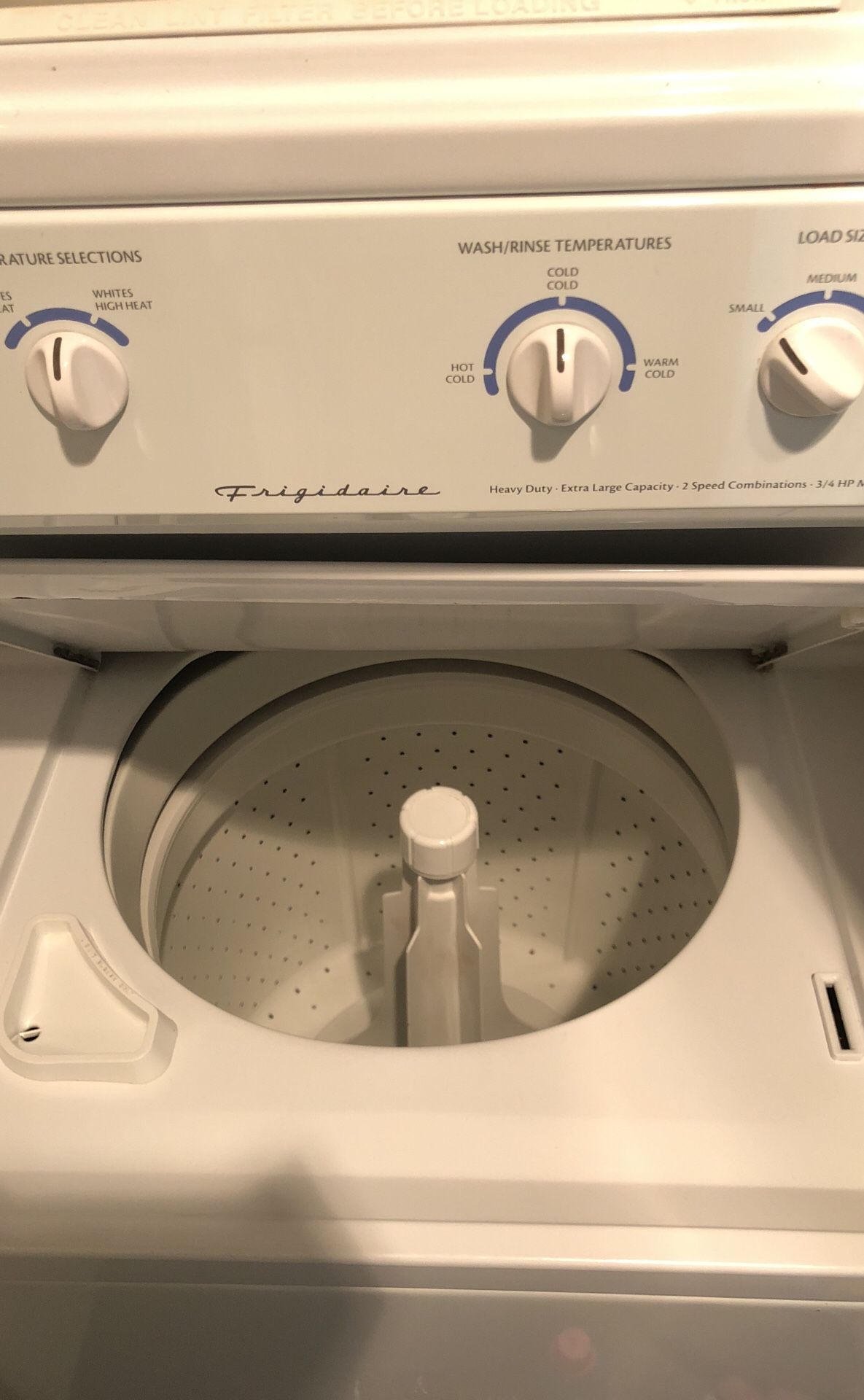 Frigidaire Heavy Duty Extra Large Capacity 2speed combination 3/4 HP