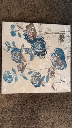 Canvas Floral Wall Art - $5