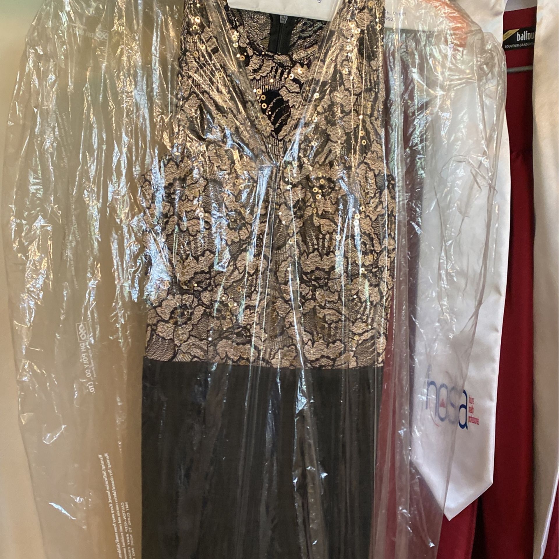 Black And Gold Dress