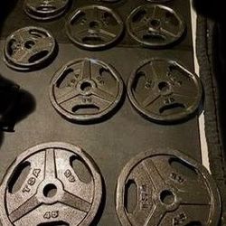 Olympic Weights Complete Set 265 Lbs  2 “ Hole
