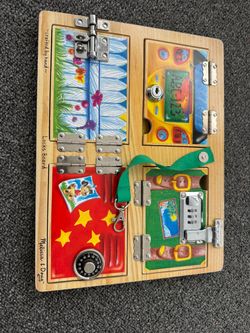 Melissa & Doug Locks Board