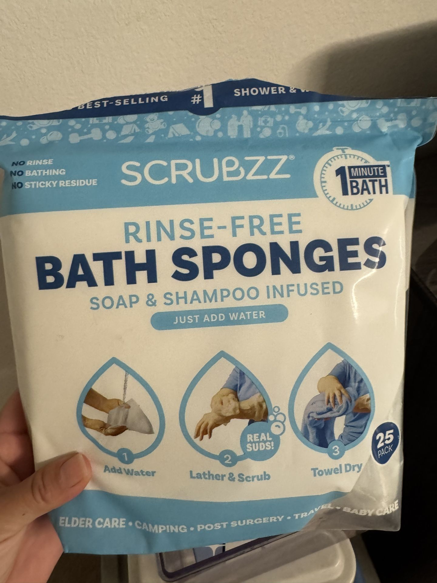 Bath Sponges (15 Or So) Free