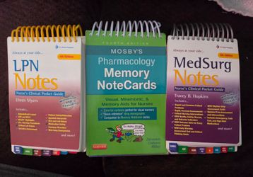 Nursing pocket note cards