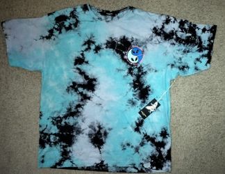 BANANAS MONKEY "NEVER BEEN NORMAL" YIN YANG TIE DYE PRINT T-SHIRT