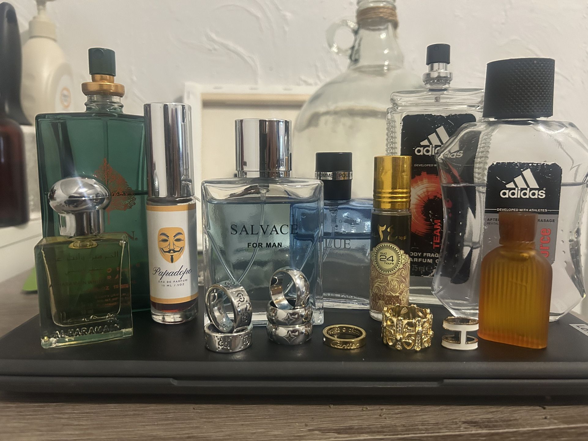Cologne And Mens Ring Lot