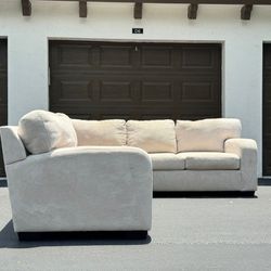 🛋️ Sofa/Couch Sectional - Off White - Fabric - Delivery Available 🚛