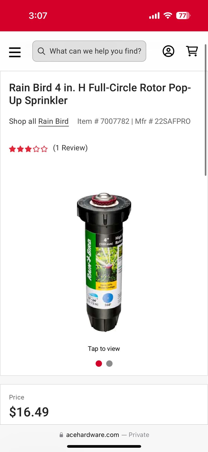 Rain Bird 1800 Series 4 in.