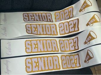 Custom Senior 2027 Sashes