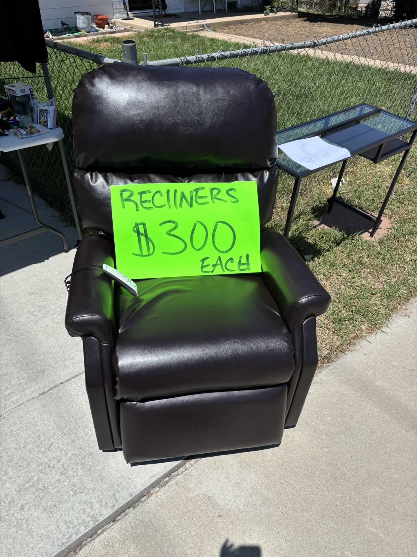 2 Browns Recliners