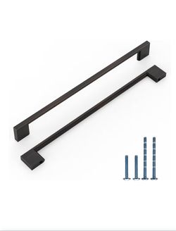 Set of 6 Oil Rubbed Bronze Cabinet Bar Pulls