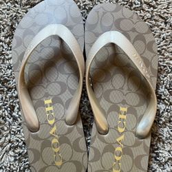 Coach Sandals Used 6 In Woman 