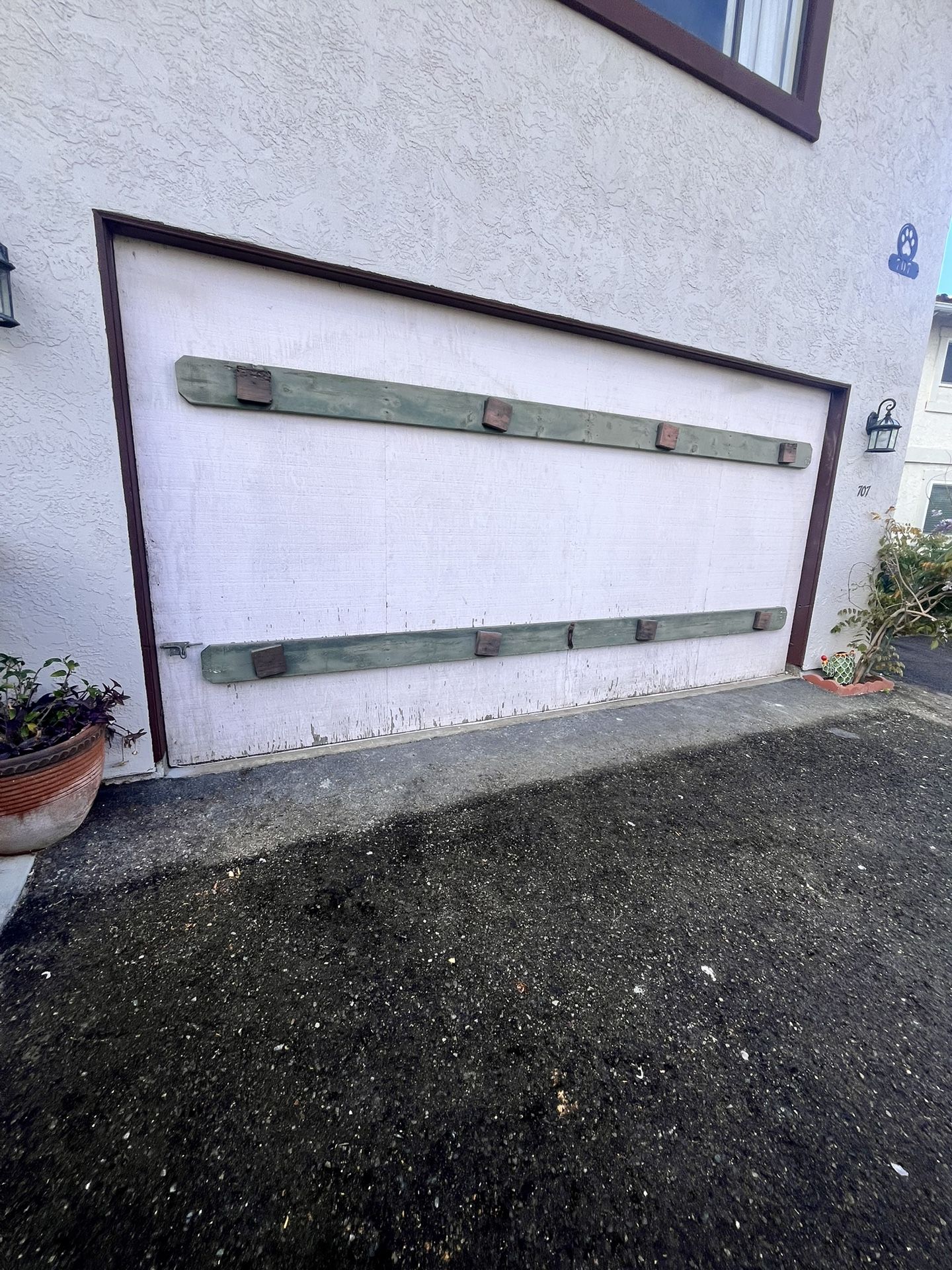 Steel Door Woody Plank Design
