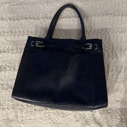 Noatd Blue Leather Purse