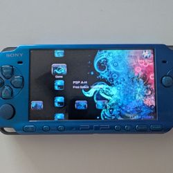Playstation PSP 3000 128GB Vibrant Blue User-Friendly