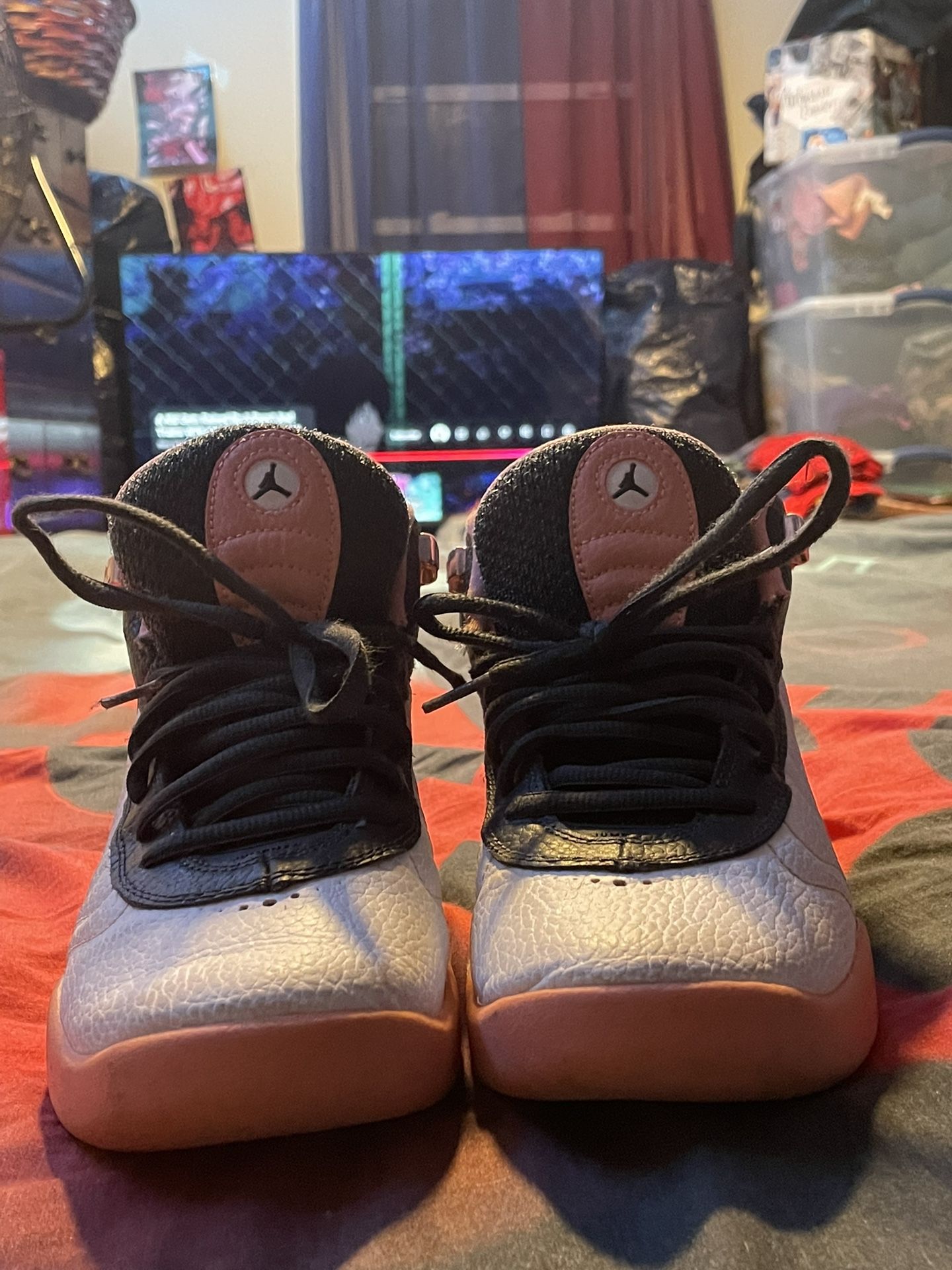 Jordan Jumpman Pro GS Black Pink Quartz Sneakers AV2869 160 US 6Y