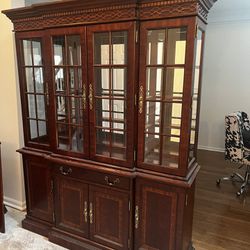 Curio Cabinet -Deck And Base