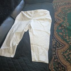 Stretchy White Pants
