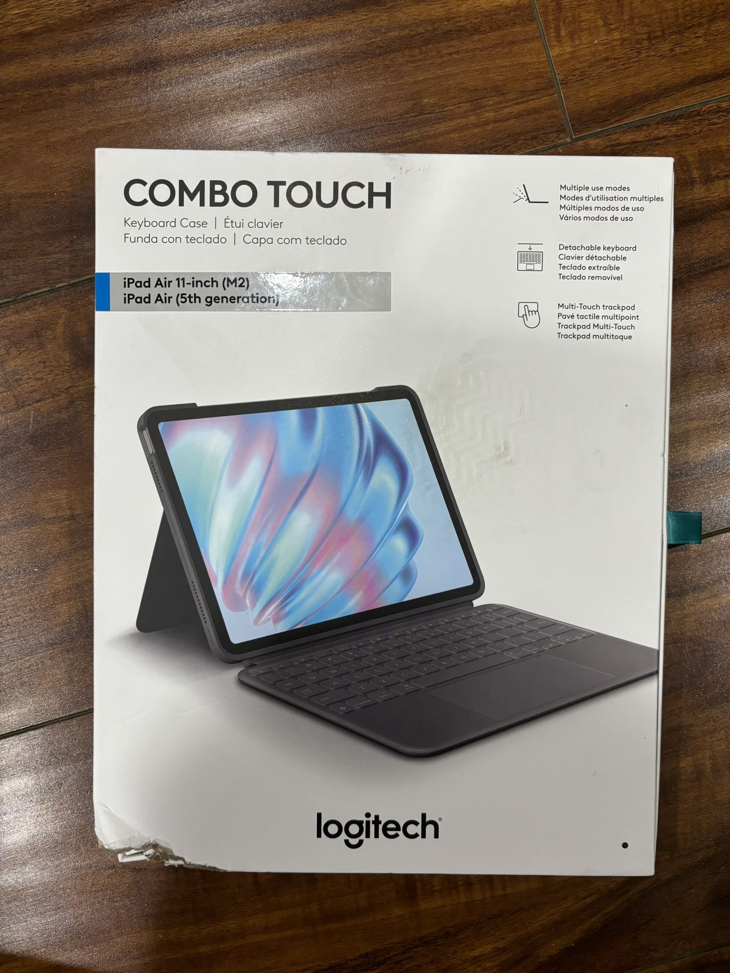 Logitech Combo Touch iPad Air 11 inch M2 Latest Keyboard