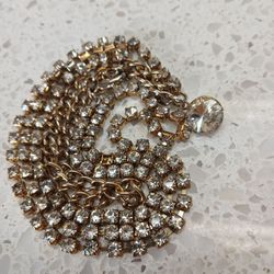 Long Necklace ,belt,bracelet Vintage