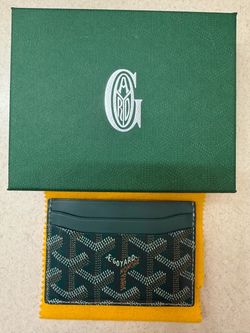 Goyard Saint-Sulpice Card Holder Green