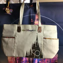Disney Walt Disney World 50th Anniversary Tote Bag -preowned 