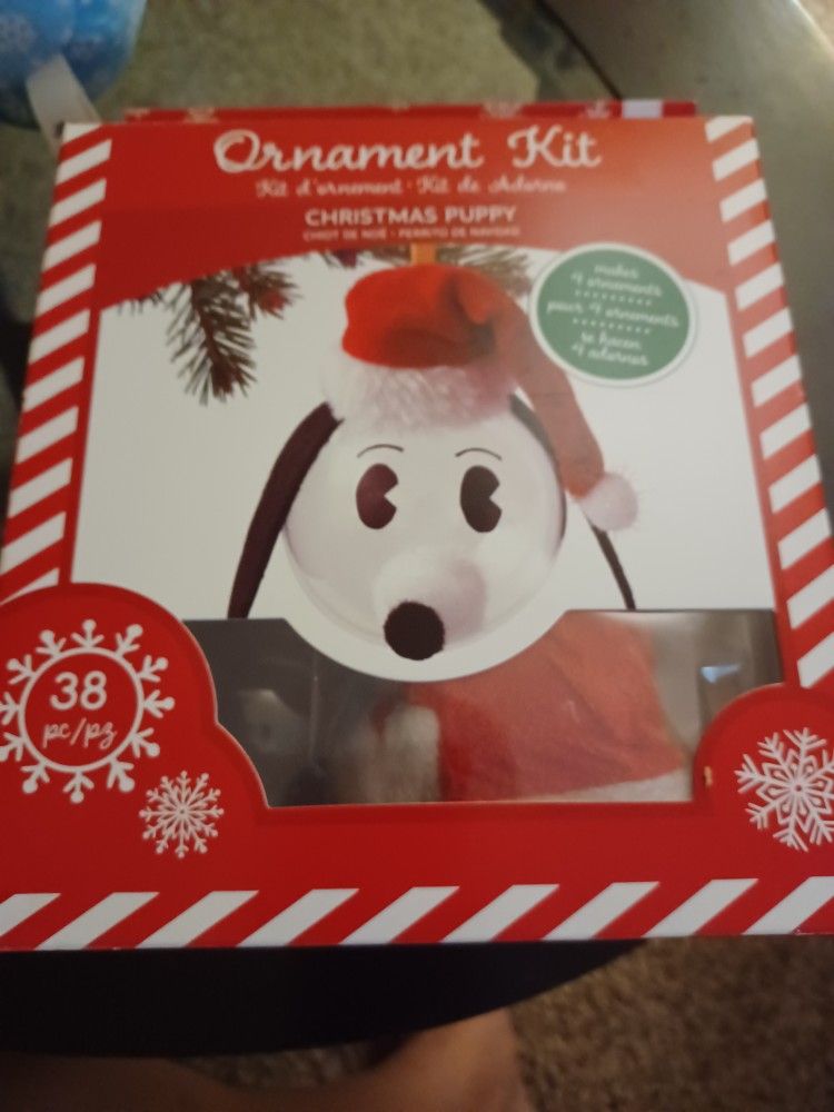 New Dog Ornament Making Kit, Makes 4