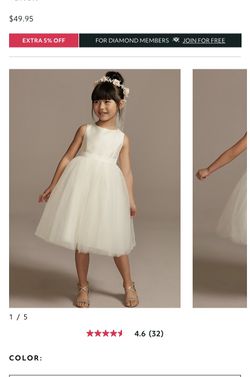 Flower Girl Dress Size 4