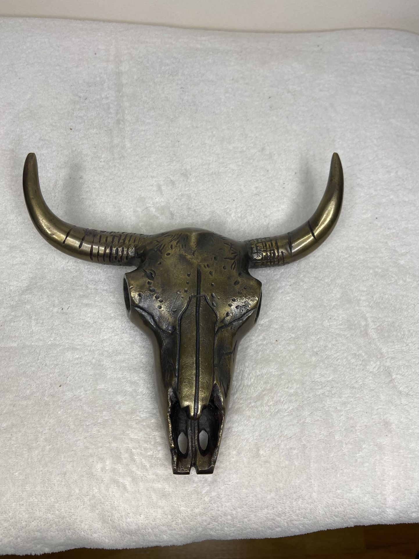 Aluminum Bull Head Wall Mounted Bull Head Sculpture Wild Animal Head Wall Art!!!$15