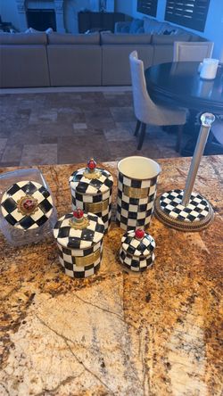 Mackenzie Childs kitchen set