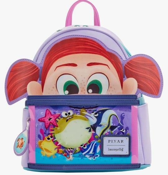 Loungefly Pixar Moments Finding NEMO Darla Mini Backpack