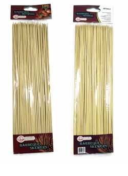 Uniware Bamboo BBQ Skewers (100-Piece Pack)