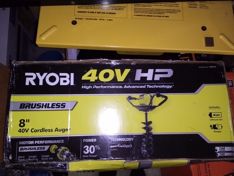 Ryobi 8in 40V Cordless Auge