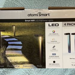 atomic smart WiFi LED Pathway Lights - Set Of 4