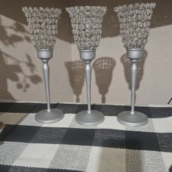 Candle Holder Decor  All 3  For $10