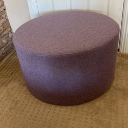 Purple Round Ottoman/chair