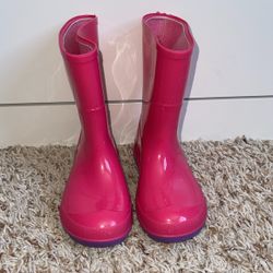 Pink Rain Boots 