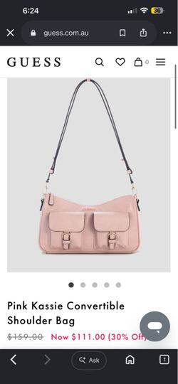 Pink Guess Shoulder Bag y2k