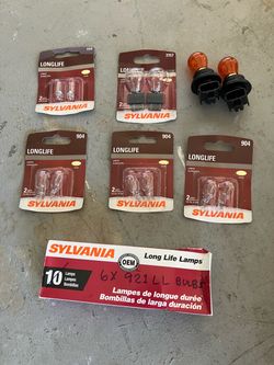 New Sylvania auto light bulbs