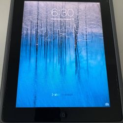 Apple Ipad 128gb WiFi With Smart Case Has Small Crack On The Side