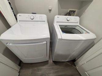 LG Top Load Washer and Dryer Set