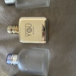 Empty Cologne Bottles